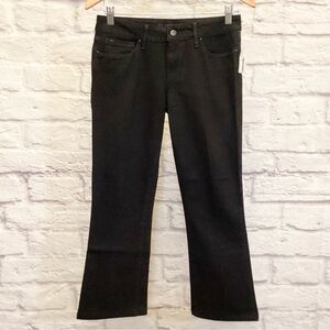 Joe’s Jeans X-Short 27 Honey NWT Women’s Black Jeans Hemmed 25.5” Inseam Bootcut